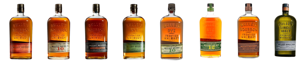 The core range of Bulleit