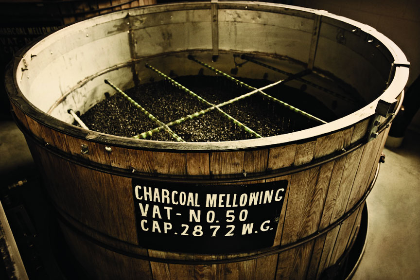 Charcoal mellowing - image taken from the Whiskey Reviewer